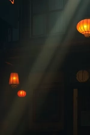《深海邮差》剧集封面，水下邮筒与漂浮信件